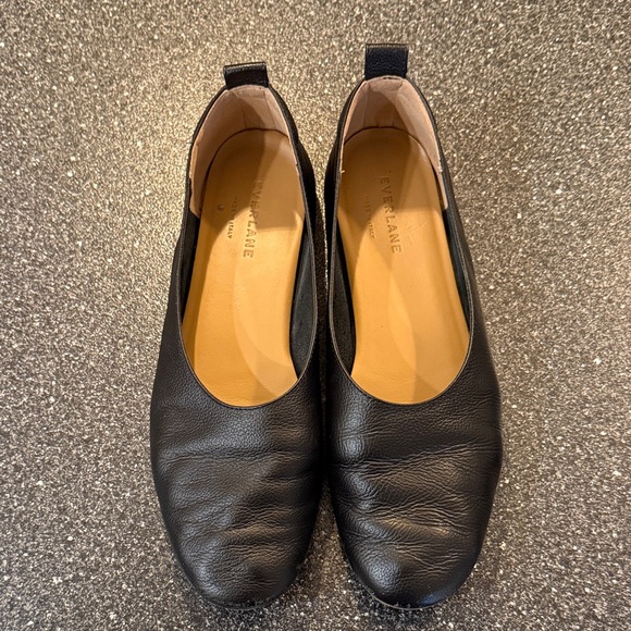 Everlane the Day Glove Black Leather Ballet Flats - size 8 - Picture 3 of 8